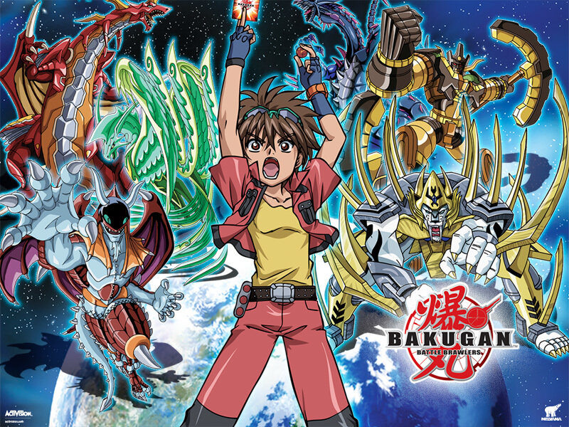 Boy with Bakugan Creatures