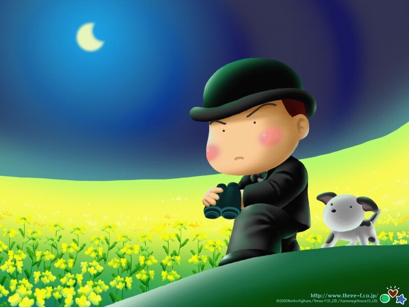 Boy with Binoculars