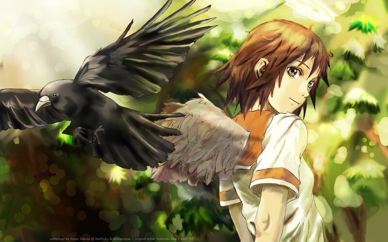 Boy with Black Bird