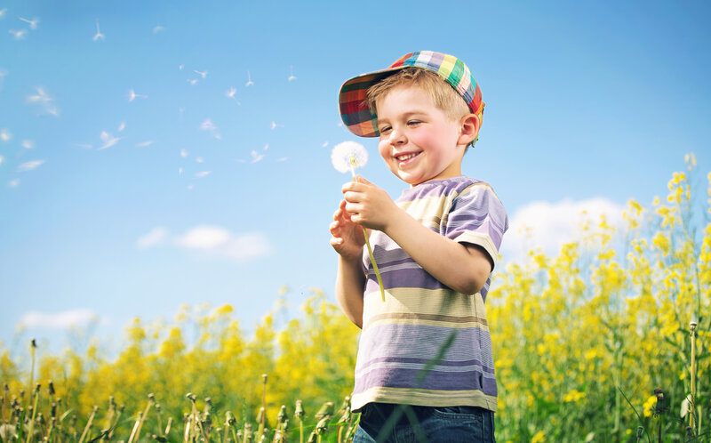 Boy with Dandelion