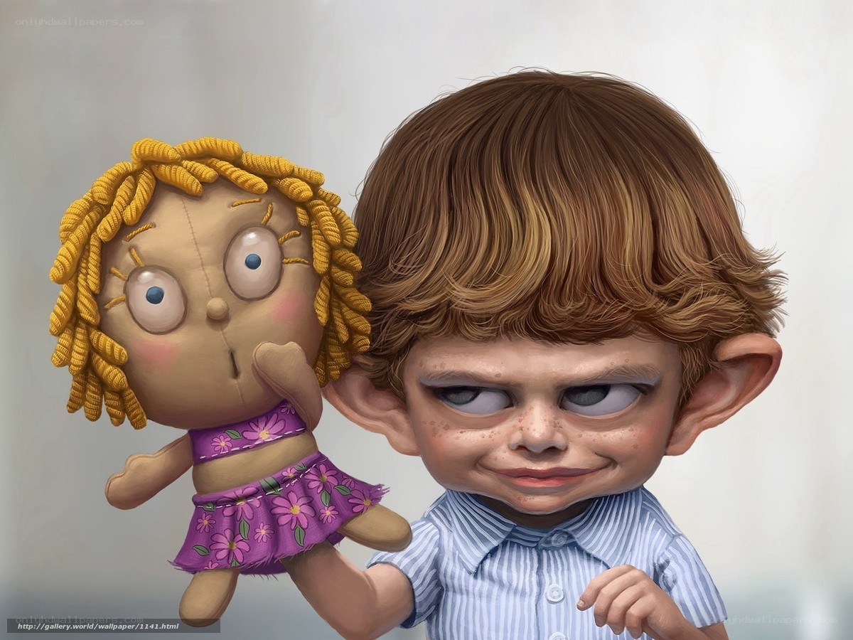 Boy with Doll
