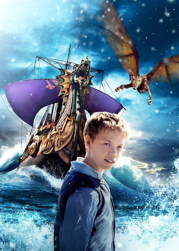 boy with dragon and ship