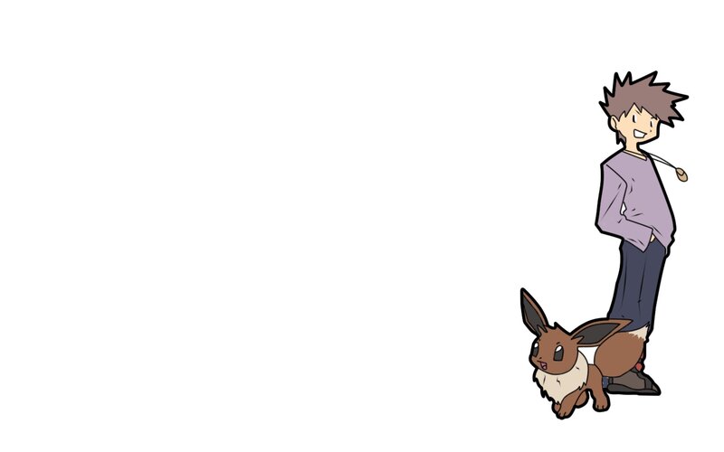 boy with eevee character
