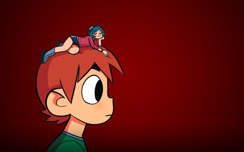 Boy with Girl on Head