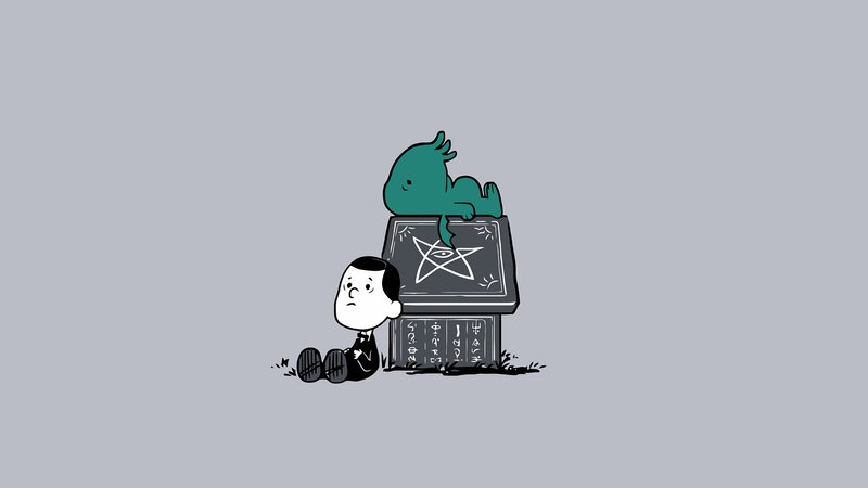 Boy with Green Creature