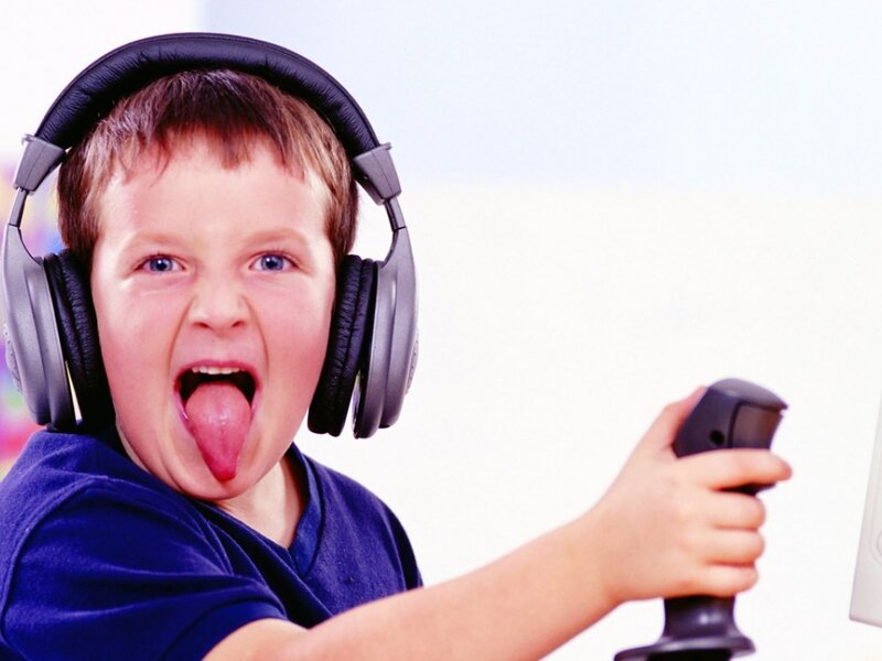 Boy with Headphones