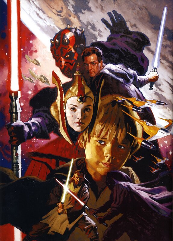 Boy with Lightsabers — Red