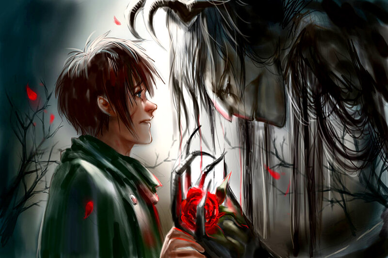 Boy with Red Rose