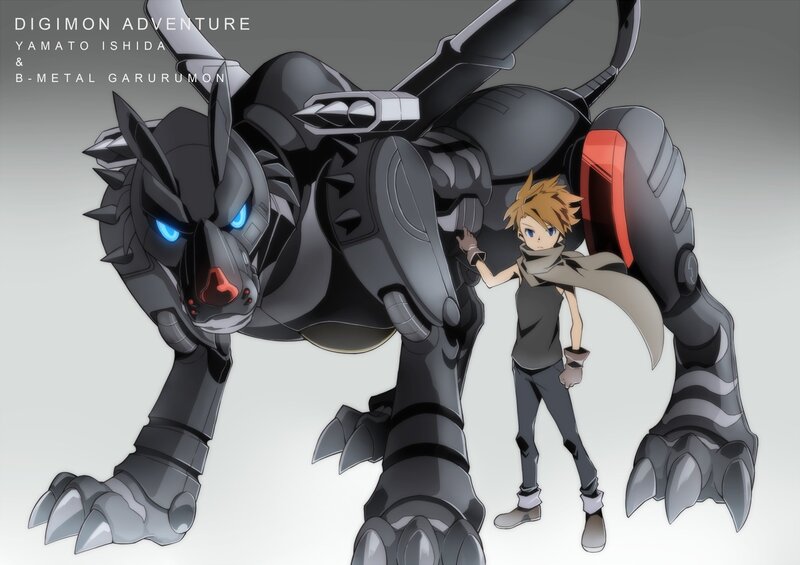 Boy with Robotic Digimon