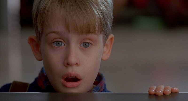 boy with surprised expression