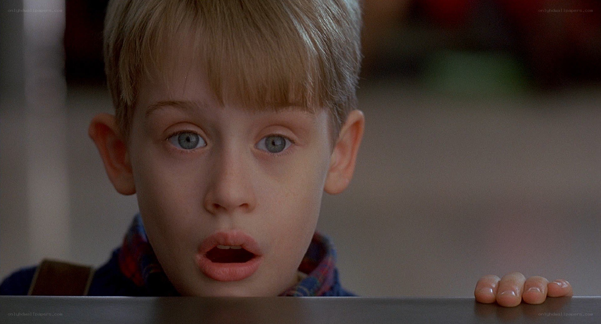 boy with surprised expression