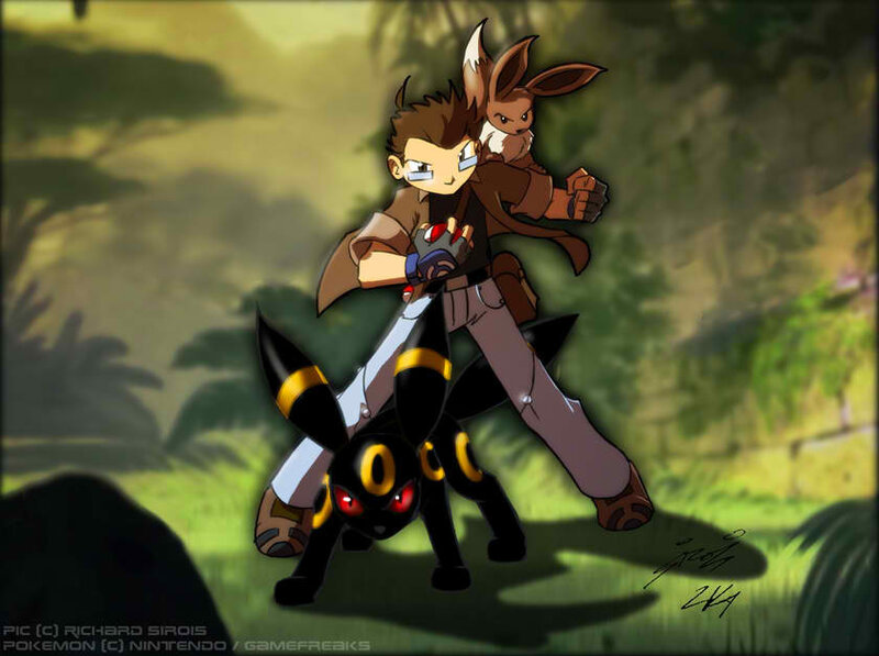 Boy with Two Pokémon