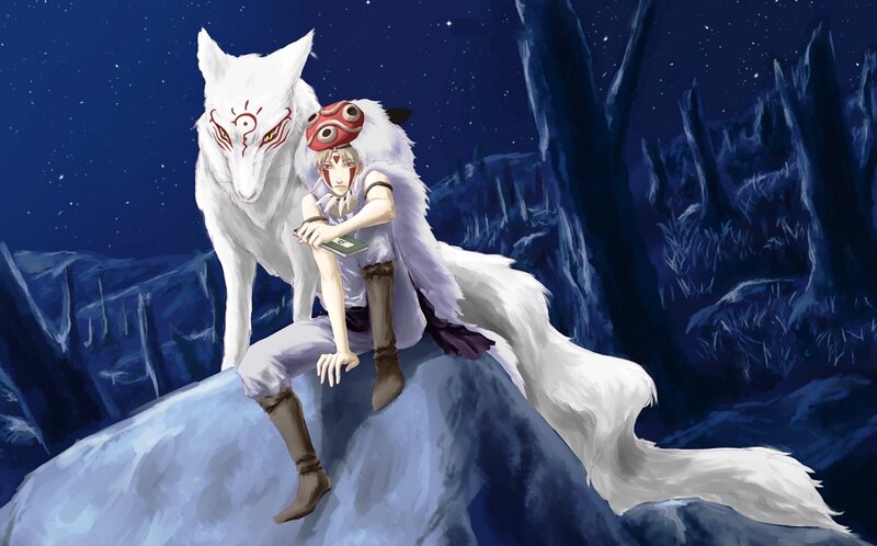 Boy with White Fox