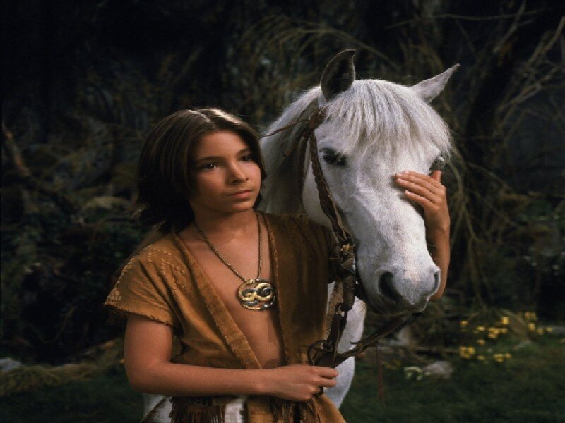 Boy with White Horse