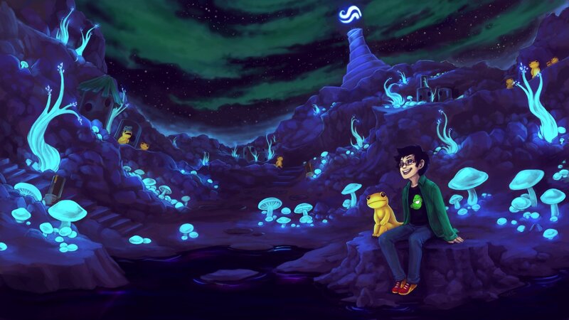 Boy with Yellow Frog