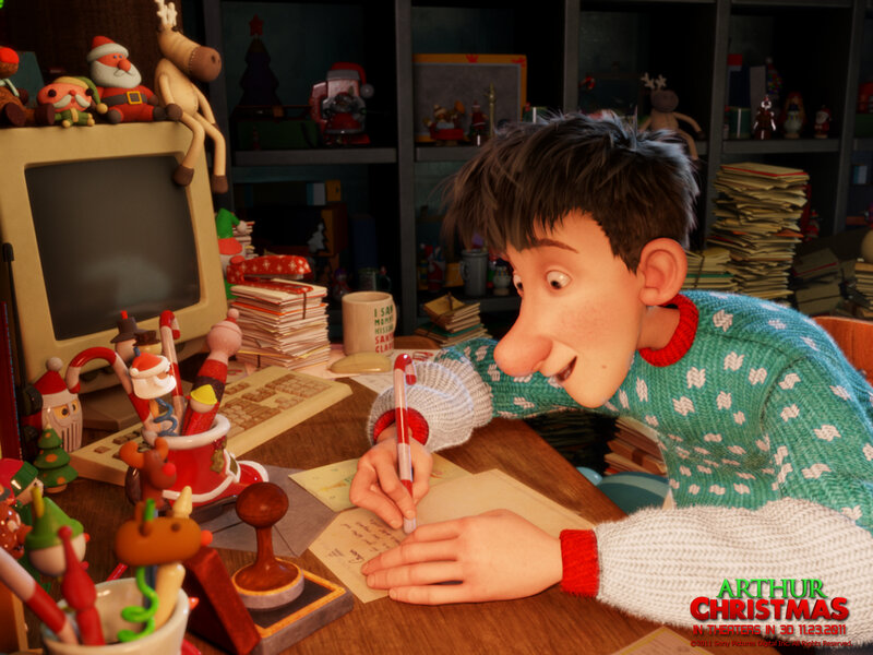 Boy Writing Letter