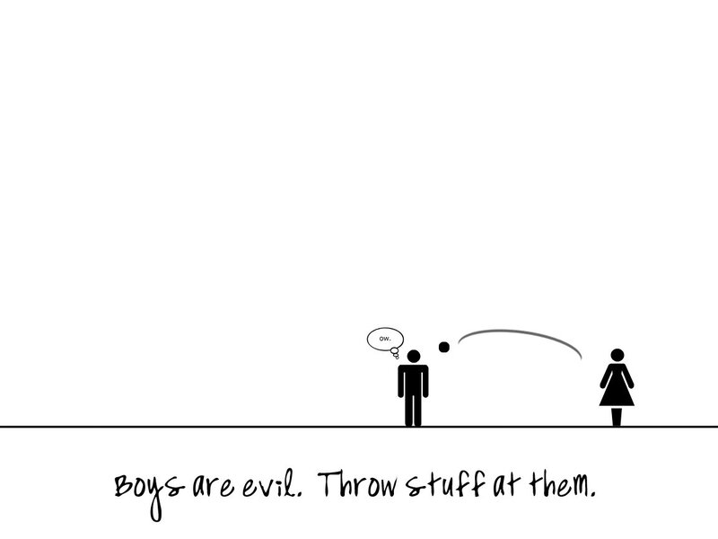 Boys are evil