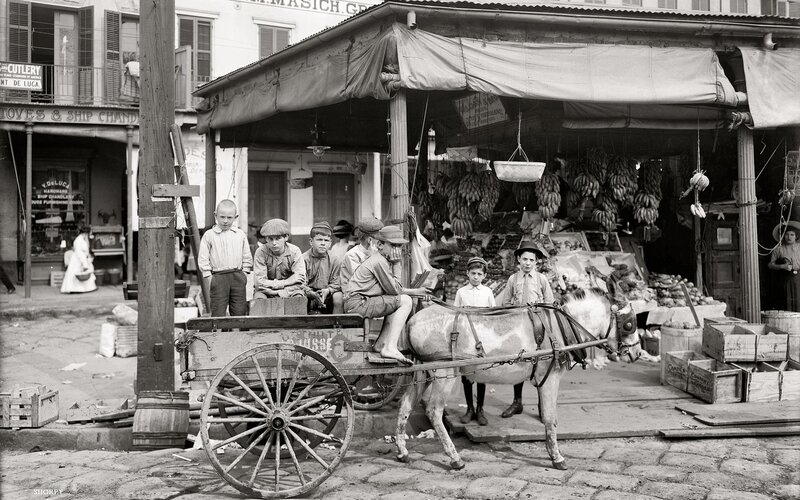 Boys on a Cart