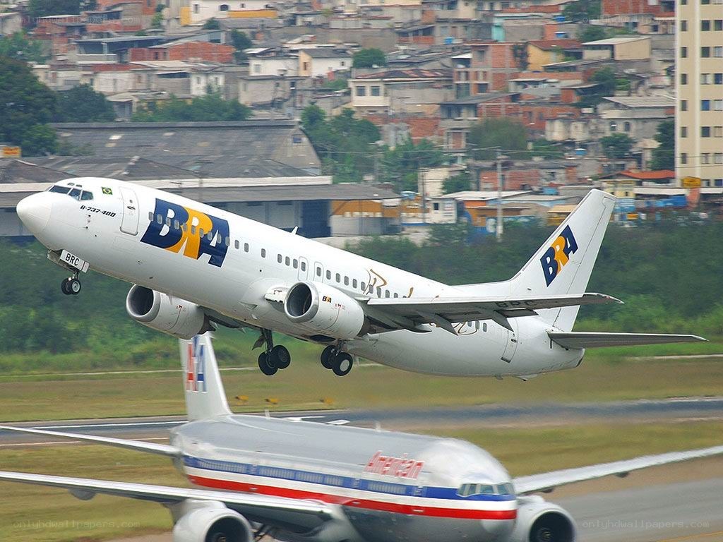 BRA airplane taking off