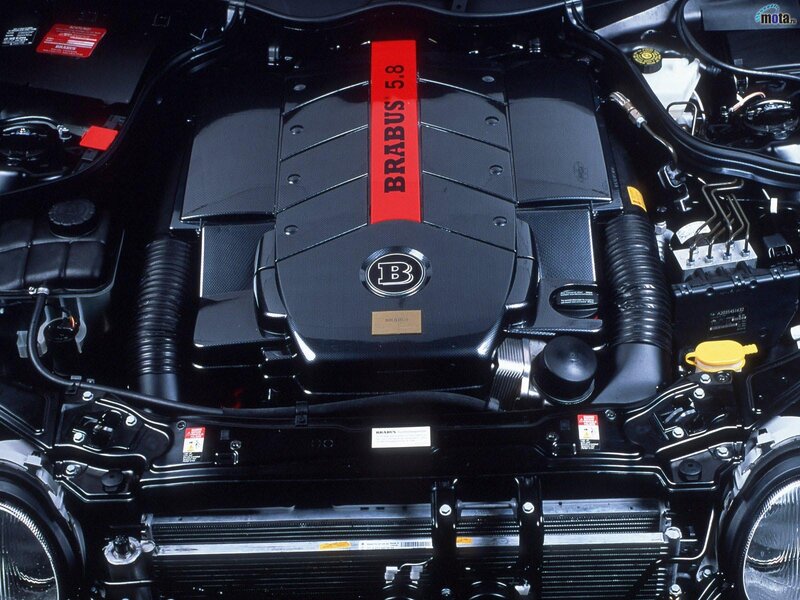 Brabus 5.8 engine bay