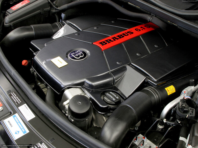 Brabus 6.1S engine bay