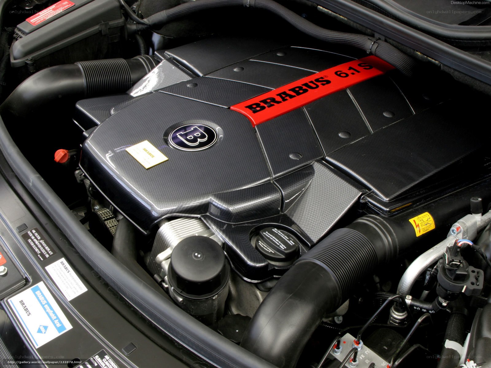 Brabus 6.1S engine bay
