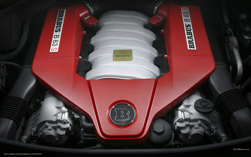 Brabus B 63 S engine