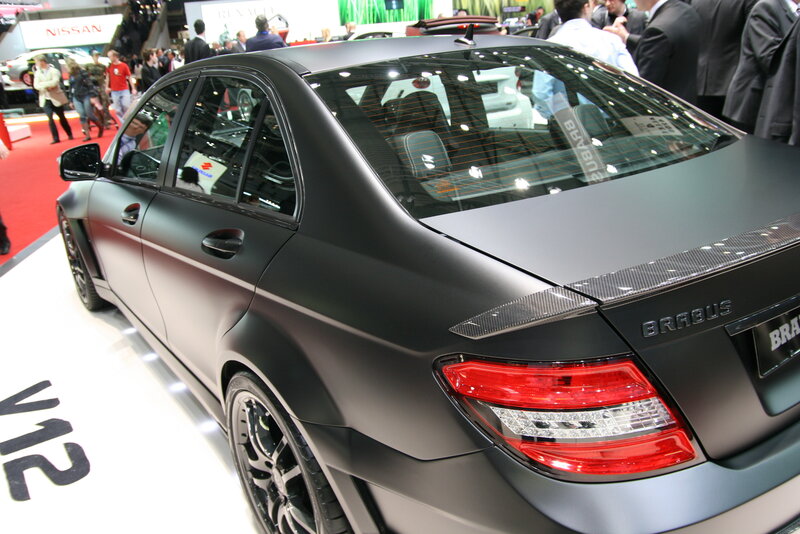 Brabus C-Class sedan at auto show