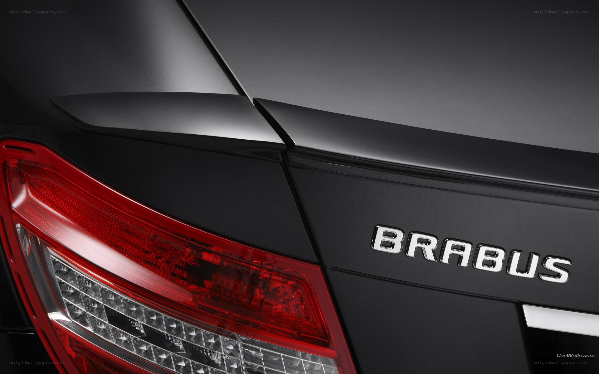 Brabus car badge close-up