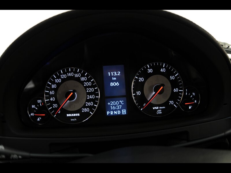 Brabus car dashboard display