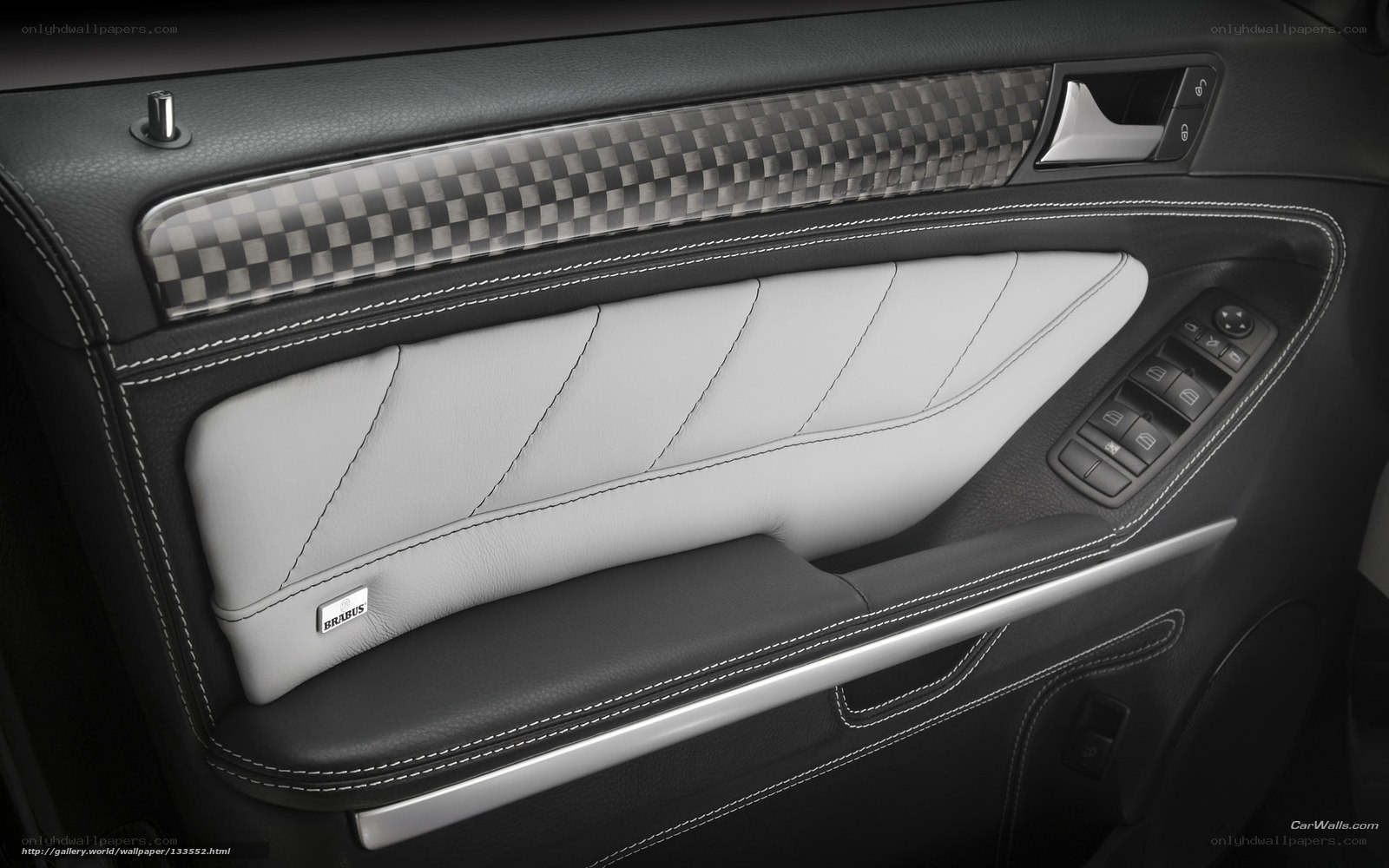 Brabus car door interior