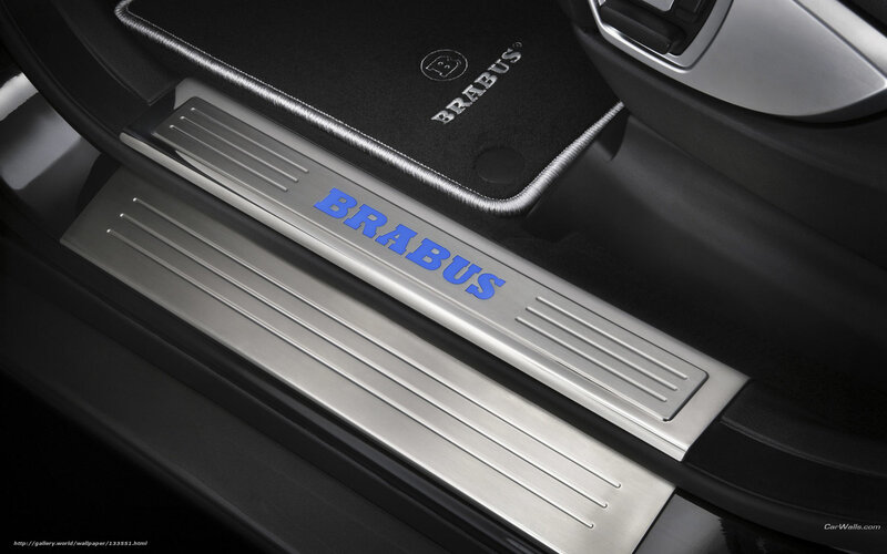 Brabus Car Door Sill — Black