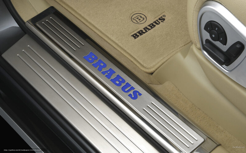 Brabus Car Door Sill — Silver