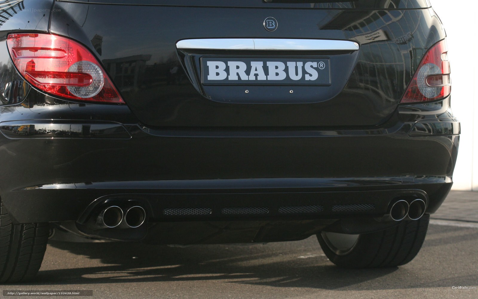 Brabus car rear view