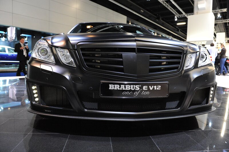 Brabus E V12 car display