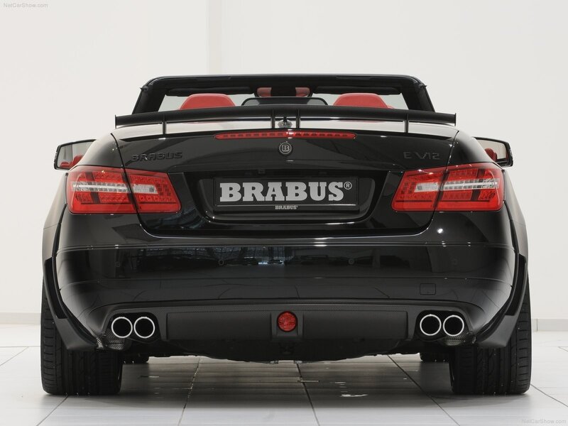 Brabus E V12 convertible rear view