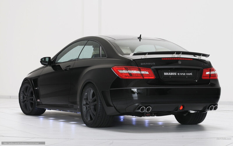 Brabus E V12 Coupé rear view