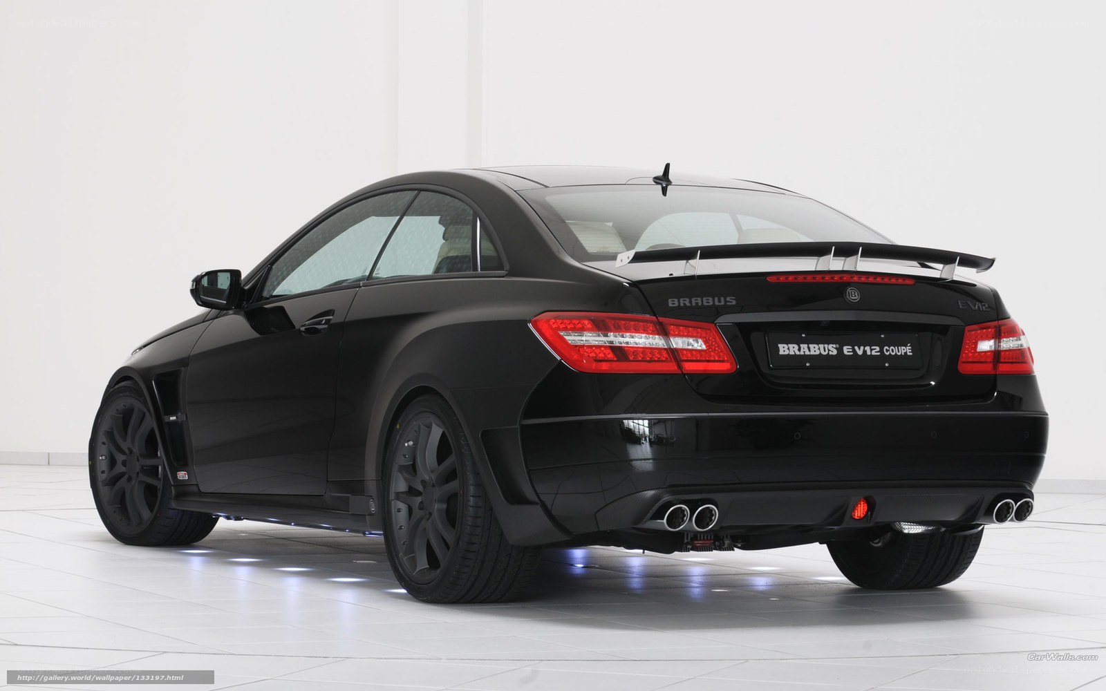Brabus E V12 Coupé rear view