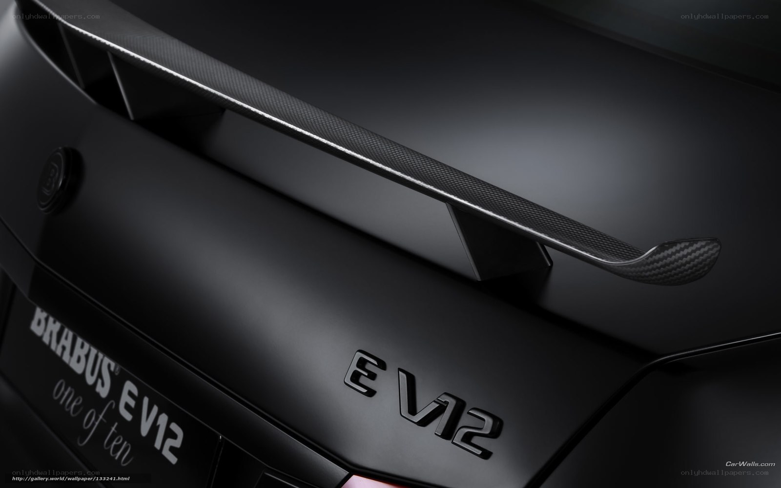 Brabus E V12 rear view