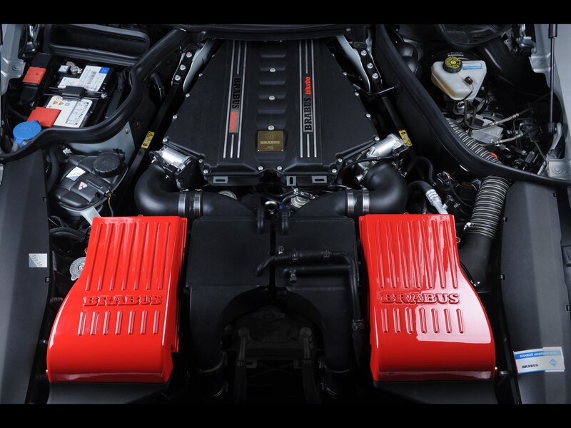 Brabus Engine Bay — Black