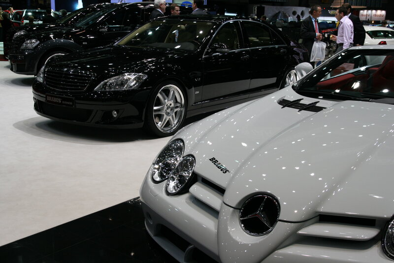 Brabus luxury cars at auto show