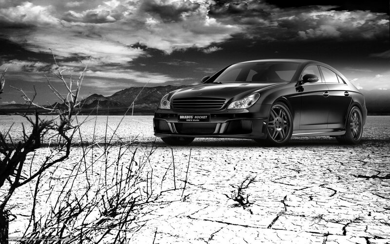 Brabus Rocket in desert landscape