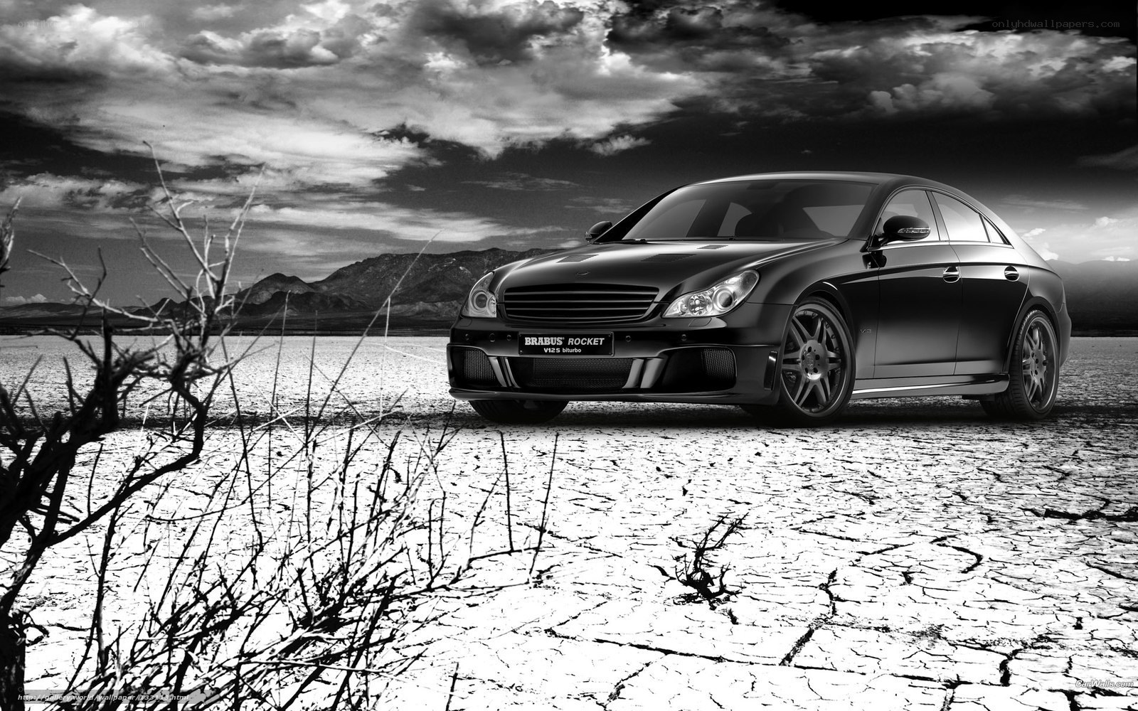Brabus Rocket in desert landscape