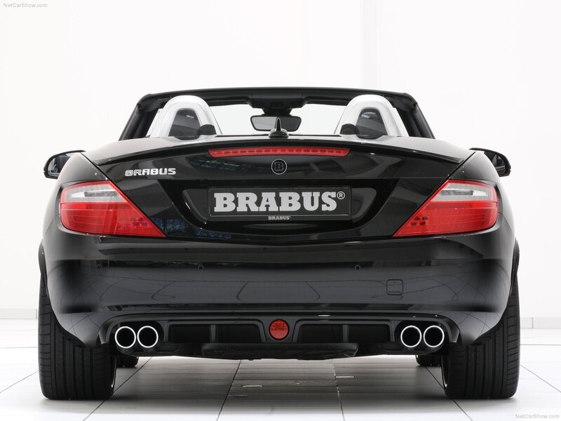 Brabus SLK convertible rear view
