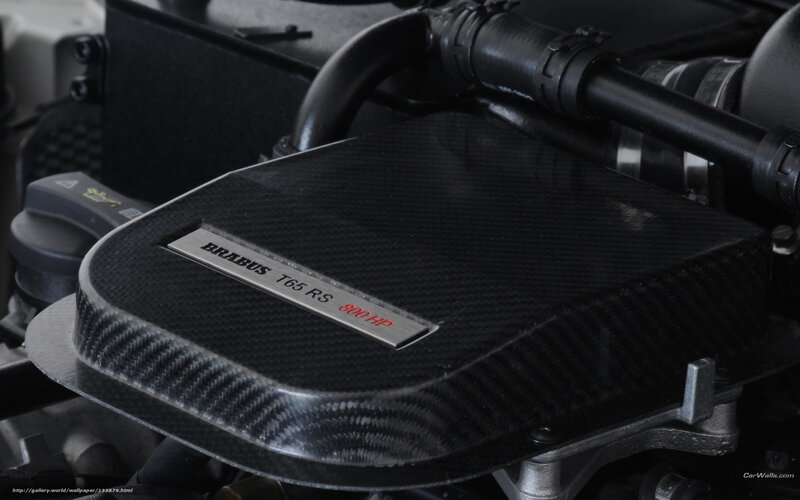 Brabus T65 RS engine cover