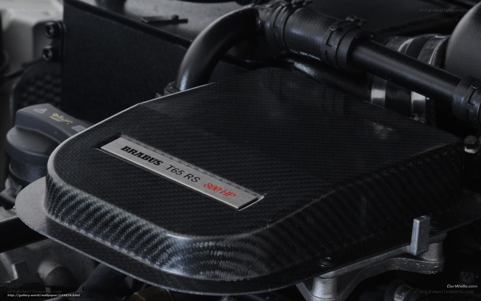 Brabus T65 RS engine cover