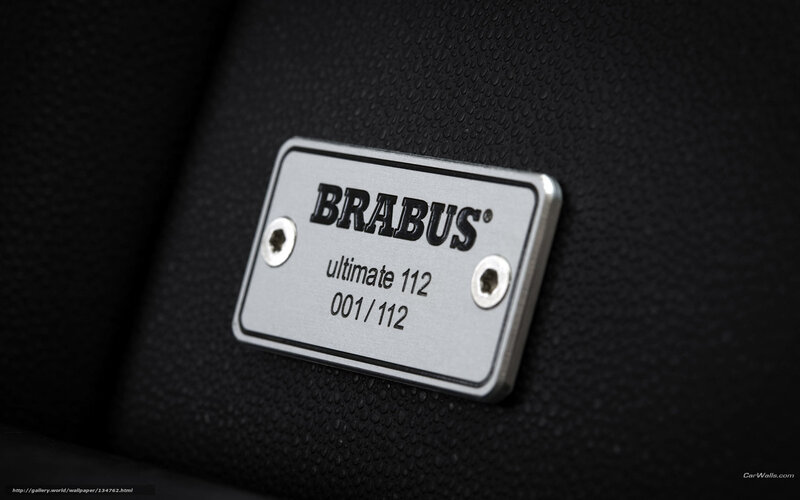Brabus Ultimate 112 plaque