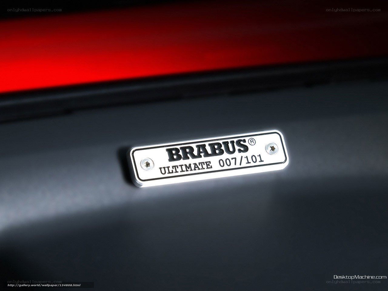 Brabus Ultimate plaque