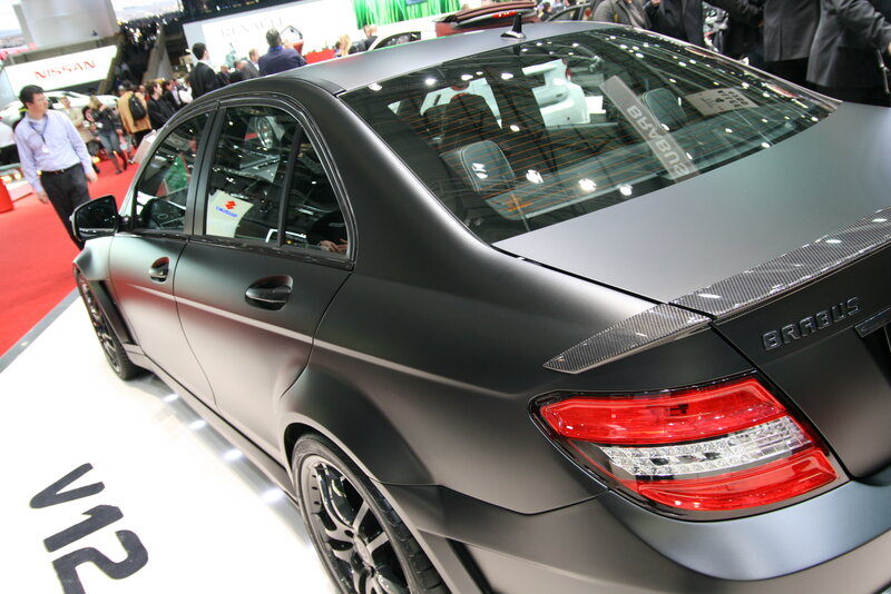 Brabus V12 car at auto show