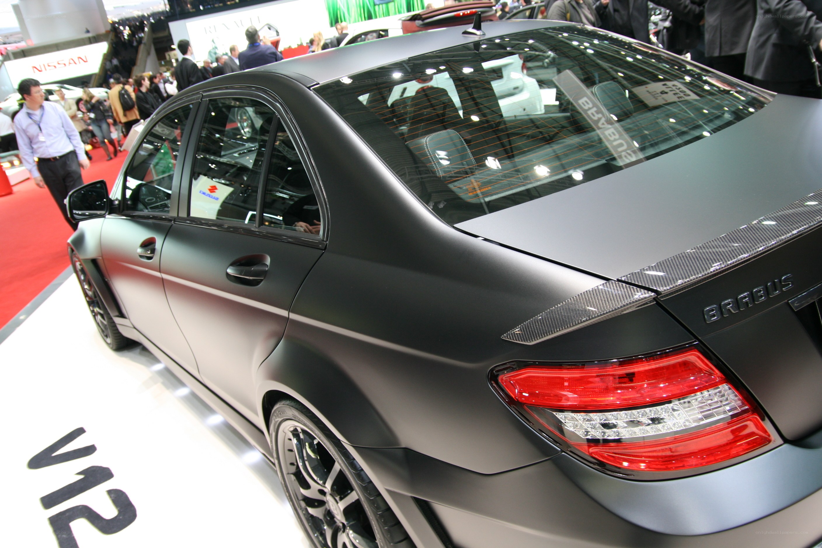 Brabus V12 car at auto show